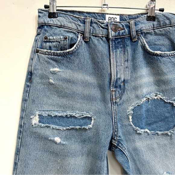 BDG Pax Distressed Patch Button Fly Urban Outfitters Jeans, Size 28 - Picture 2 of 12